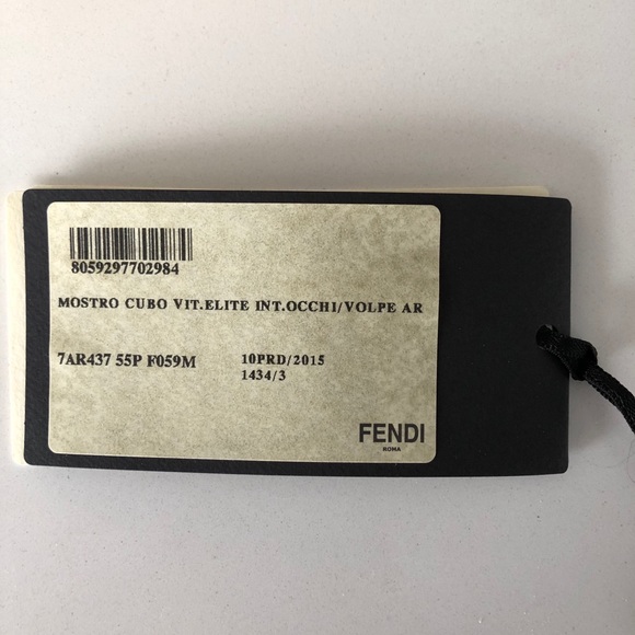 Fendi Monster Fox Fur Keycharm - Picture 9 of 14